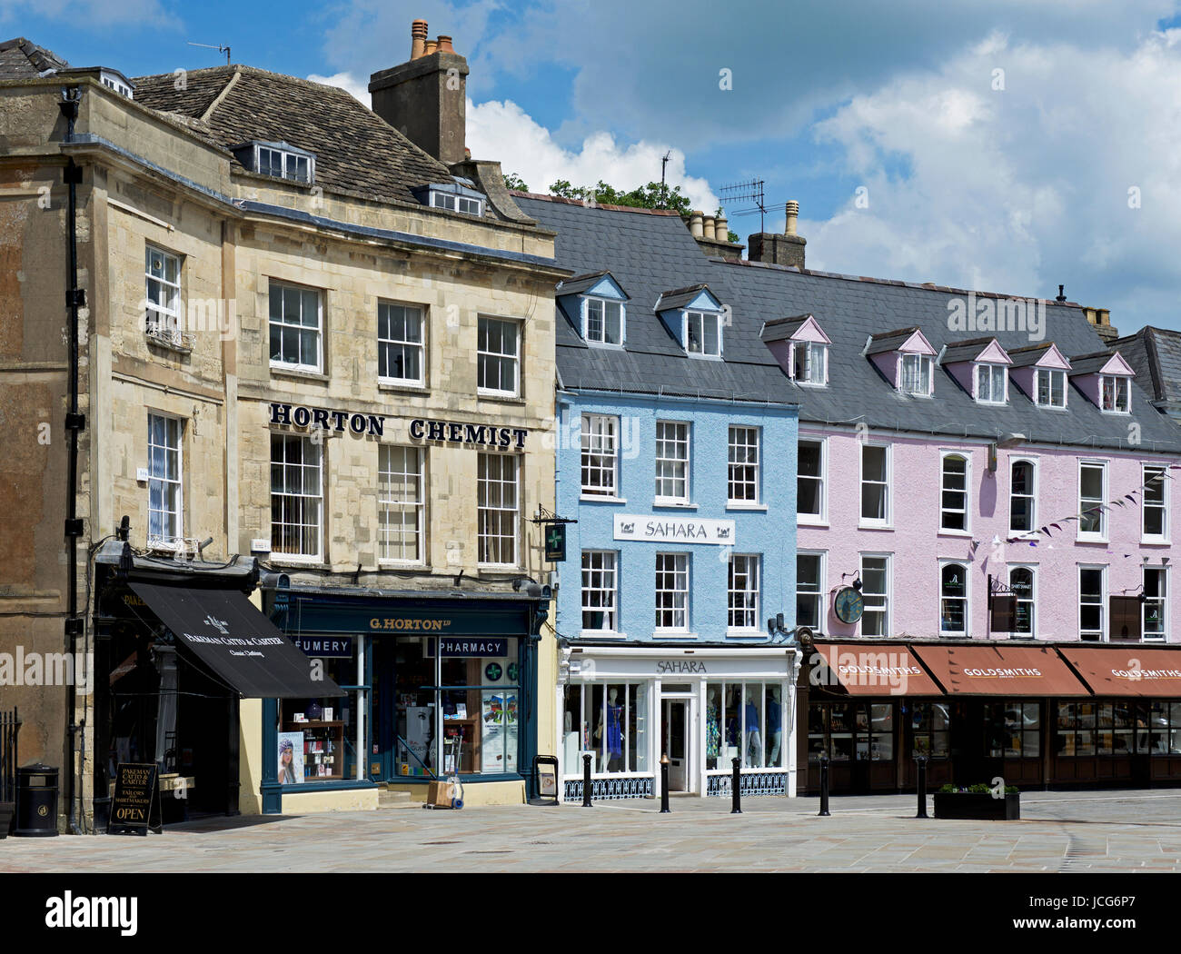 Dyer Street, Cirencester, Gloucestershire, England UK Stock Photo