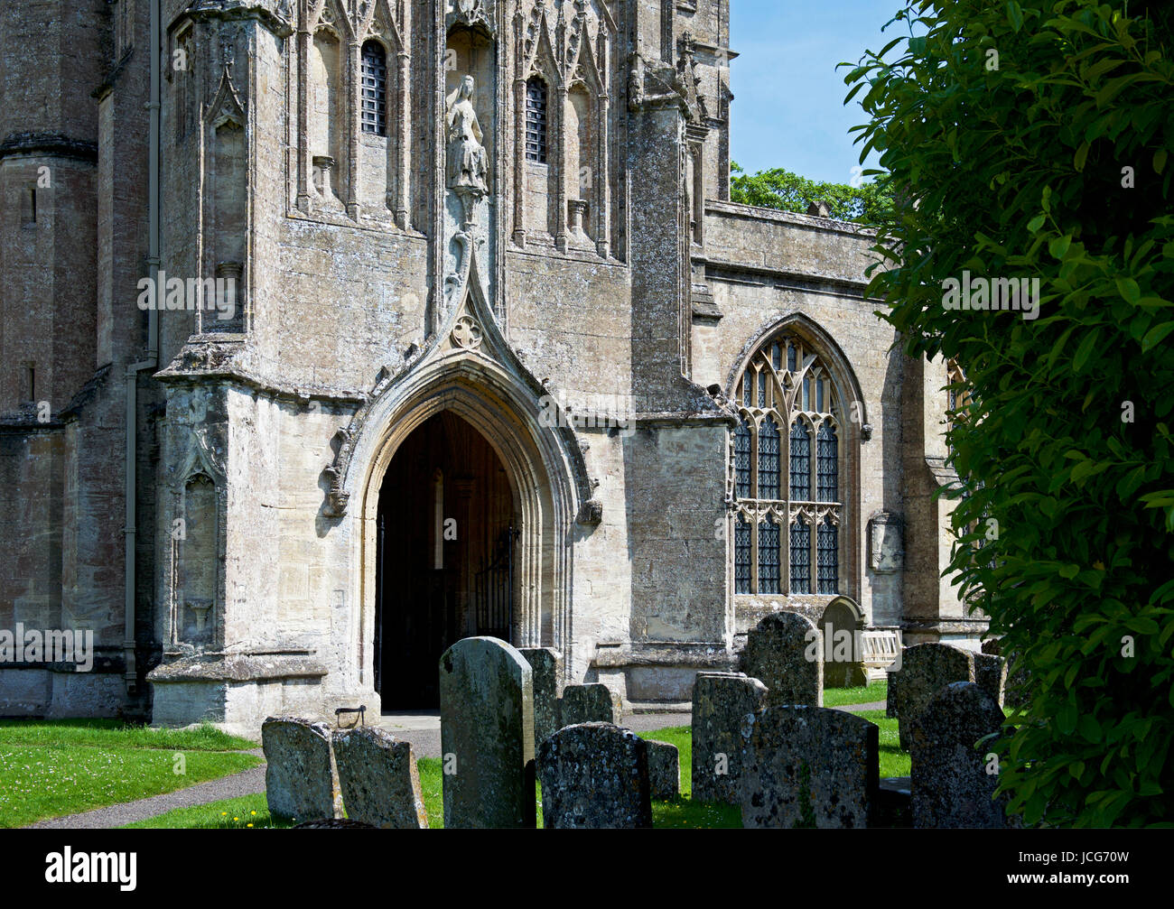 The Church of St John the Baptist, Cirencester, Gloucestershire, England UK Stock Photo