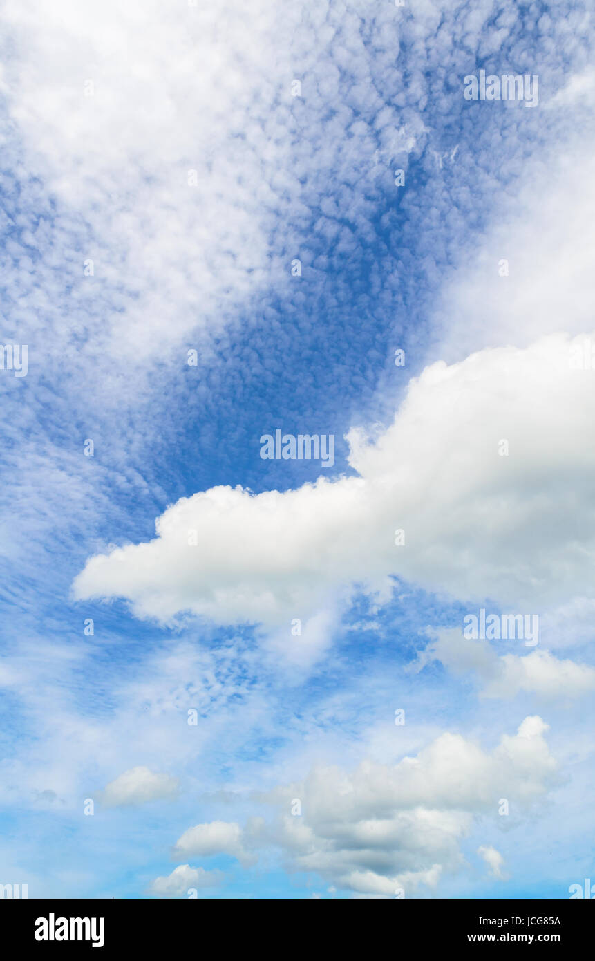 Clouds and sky vertically in the summer Stock Photo - Alamy