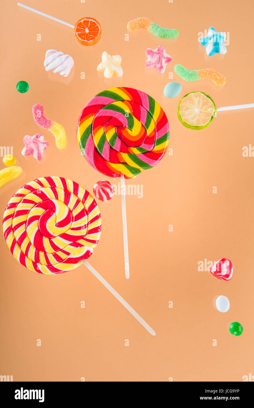Delicious lollipops hi-res stock photography and images - Alamy
