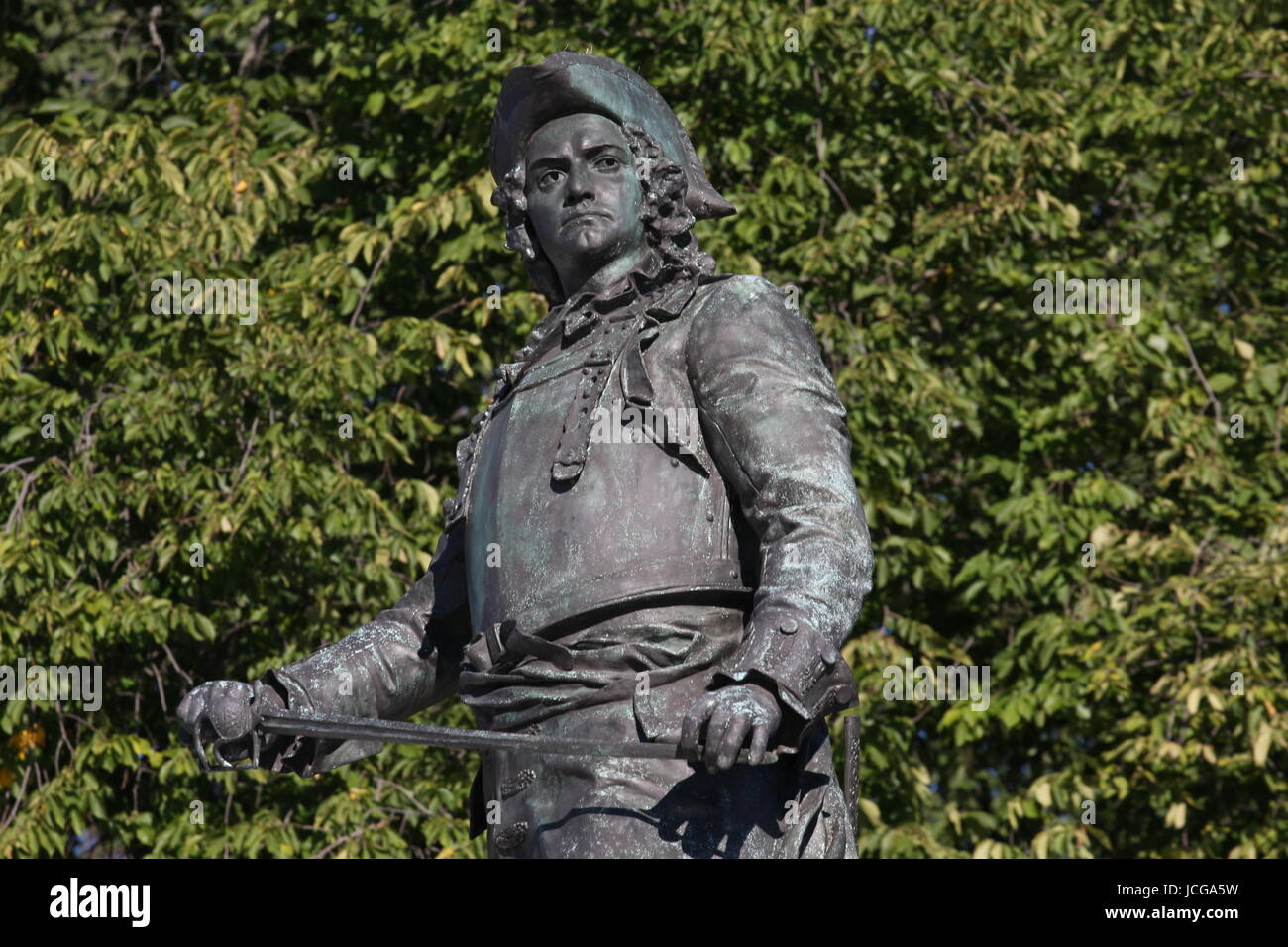 statue of Admiral Peter Tordenskjold in Oslo, Norway Stock Photo - Alamy