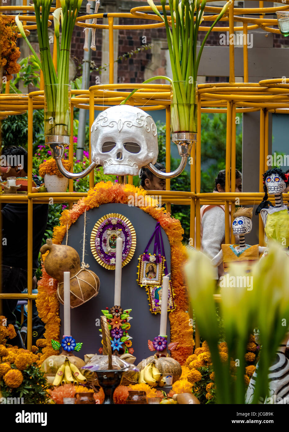 Day of the Dead (Dia de los Muertos) Decoration - Mexico City, Mexico Stock Photo