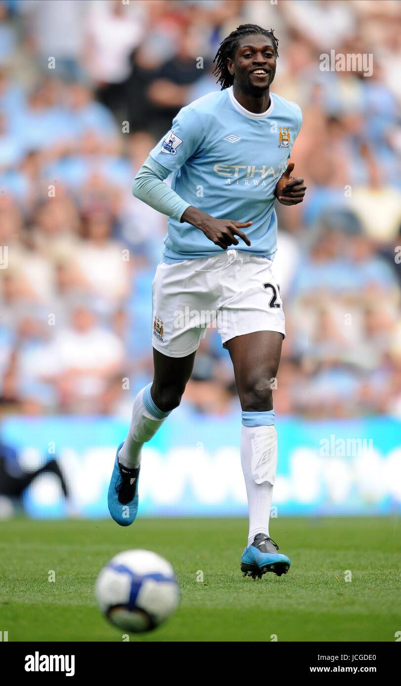 Emmanuel Adebayor Robinho Manchester City Fc Manchester City V Stock Photo Alamy