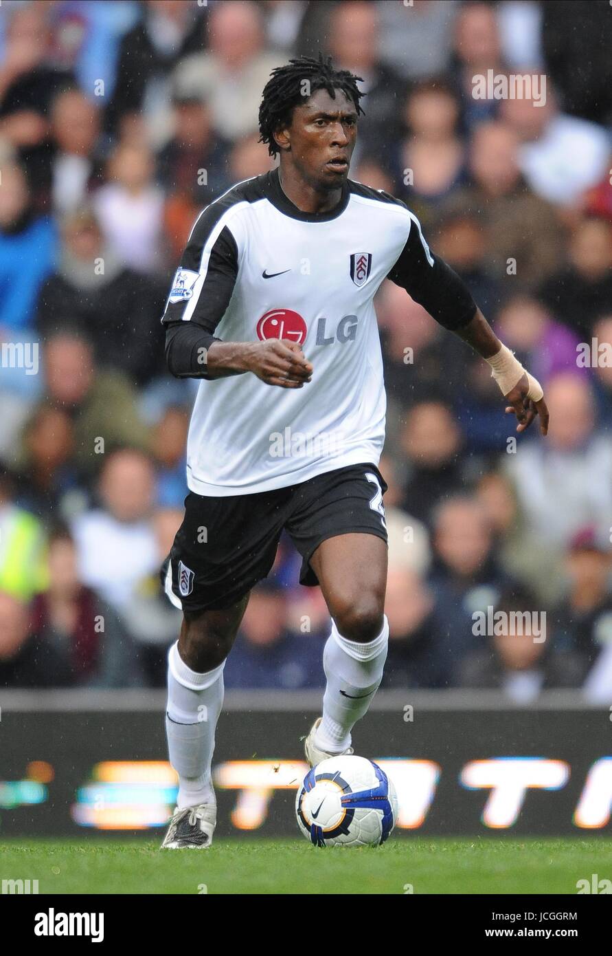 DICKSON ETUHU FULHAM FC ASTON VILLA V FULHAM FC VILLA PARK
