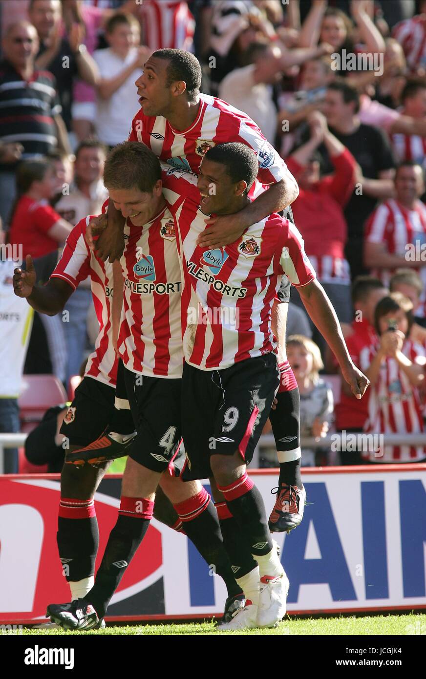 FRAIZER CAMPBELL,MICHAEL TURNER & ANTON FERDINAND SUNDERLAND FC ...
