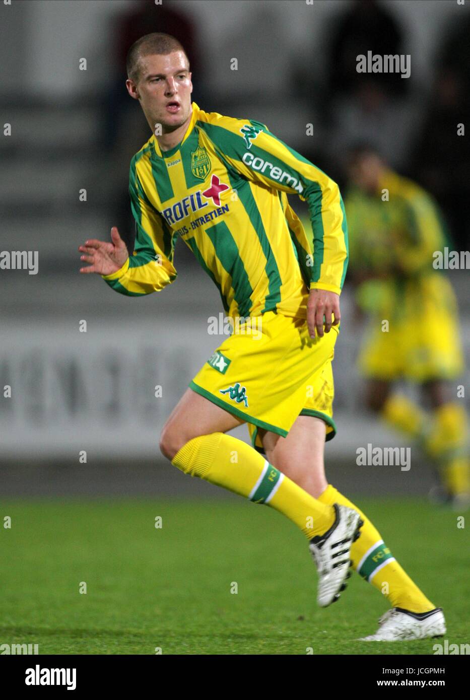 Stephane Darbion Fc Nantes Nantes V North Korea Stade Henri Desgrange La Roche Sur Yon France 09 October 09 Gaa811 Warning This Photograph May Only Be Used For Newspaper And Or Magazine Editorial Purposes