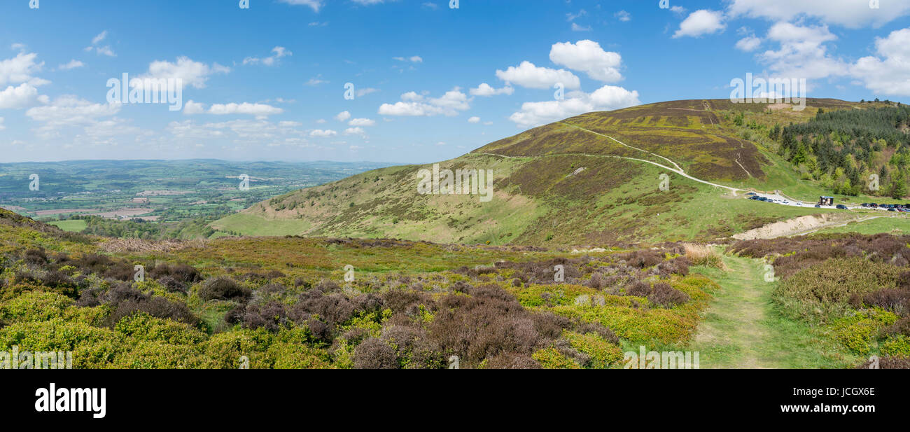 Moel Famau country park near Ruthin, North Wales. Stock Photo