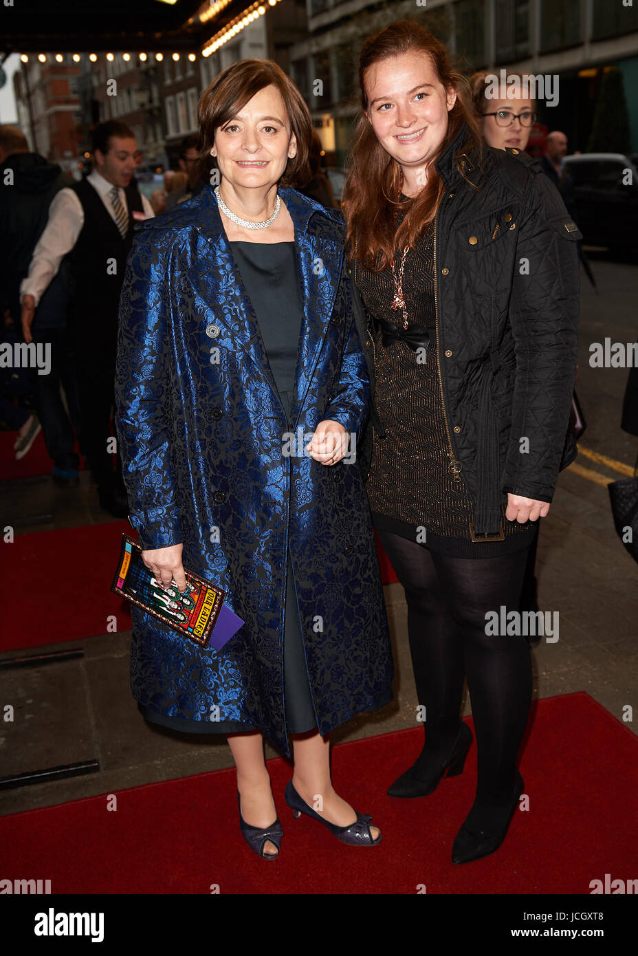 'Our Lady of Perpetual Succour' Press night at the Duke of York's Theatre - Arrivals  Featuring: Cherie Blair, Kathryn Blair Where: London, United Kingdom When: 15 May 2017 Credit: Alan West/WENN.com Stock Photo