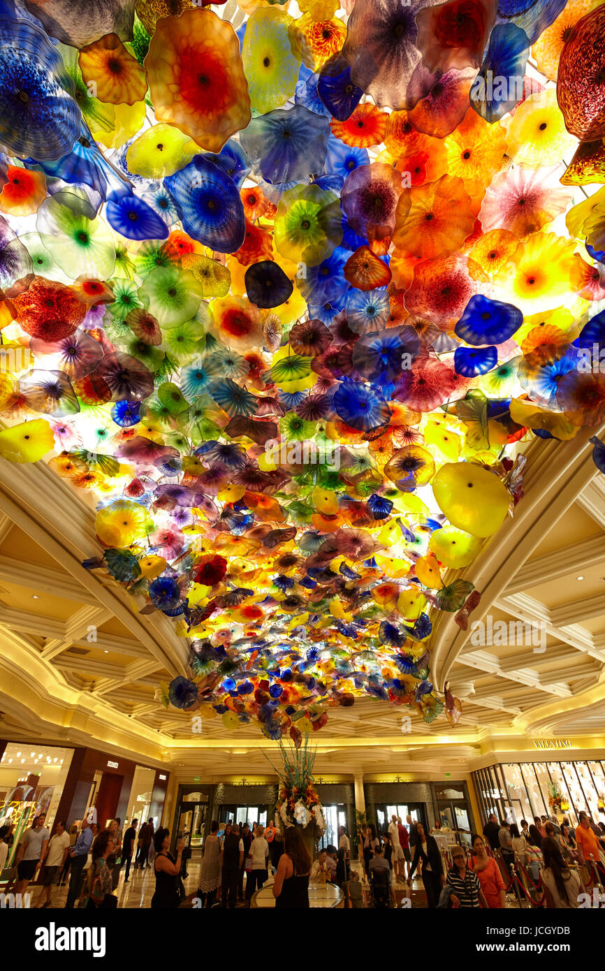 Las Vegas Bellagio Ceiling High Resolution Stock Photography and Images