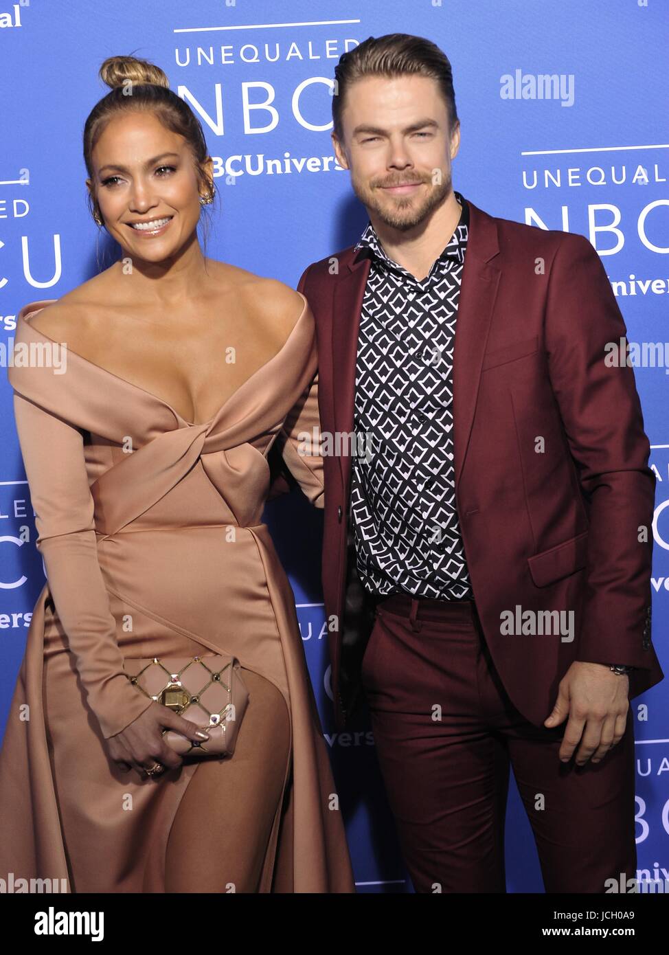 2017 NBC Upfront in NYC Featuring Jennifer Lopez and Derek