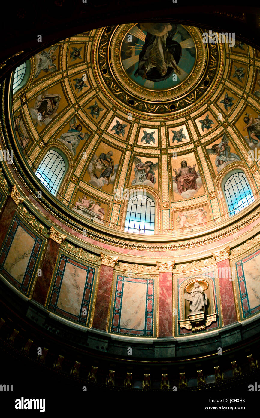 Cupola, Interior of the St. Stephen's Basilica (Szent Istvánbazilika