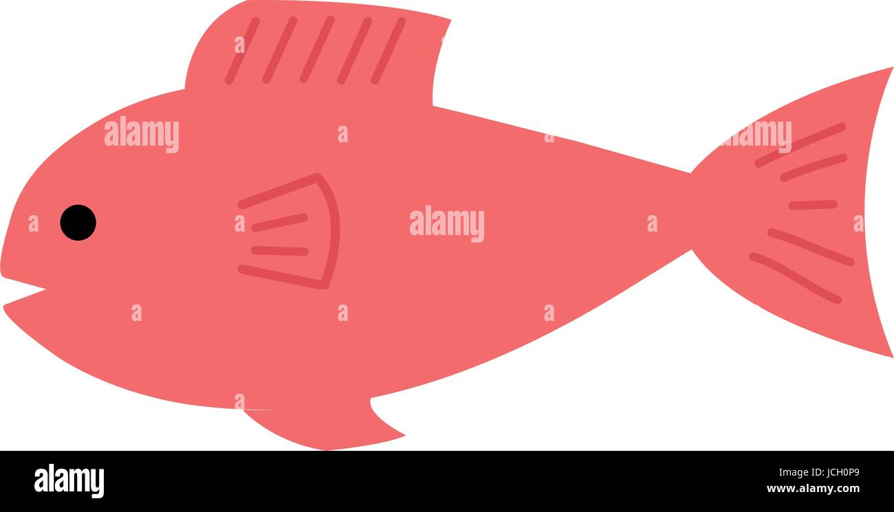 fish seafood isolated icon Stock Vector Image & Art - Alamy