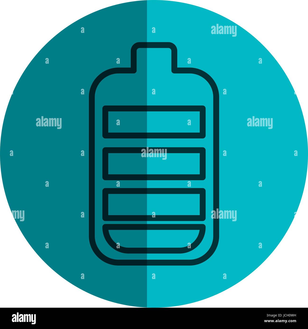 battery level isolated icon Stock Vector Image & Art - Alamy