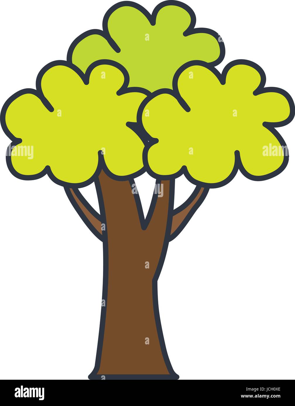 tree plant isolated icon Stock Vector Image & Art - Alamy