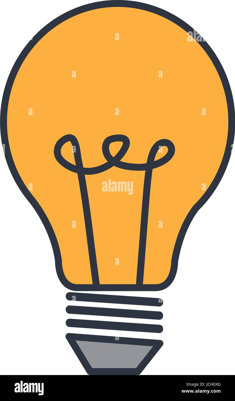 bulb light isolated icon Stock Vector Image & Art - Alamy