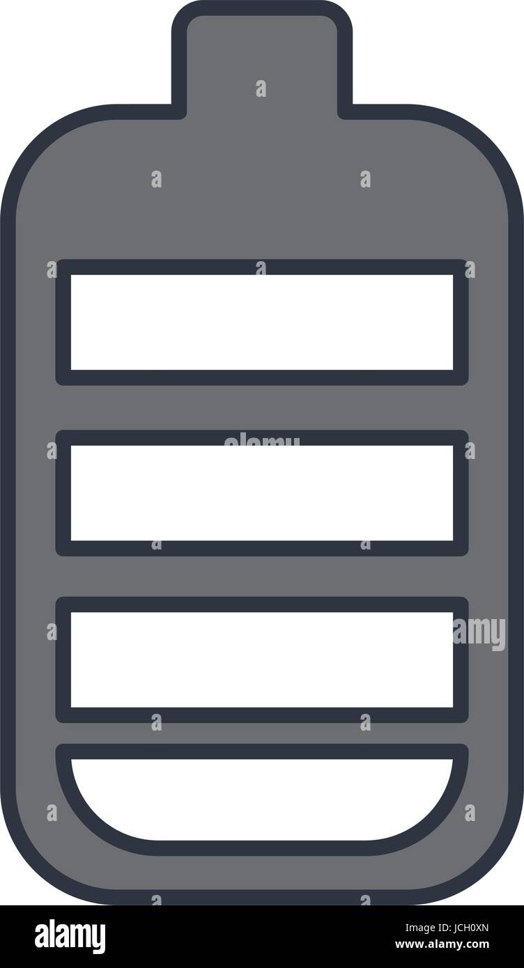 battery level isolated icon Stock Vector Image & Art - Alamy