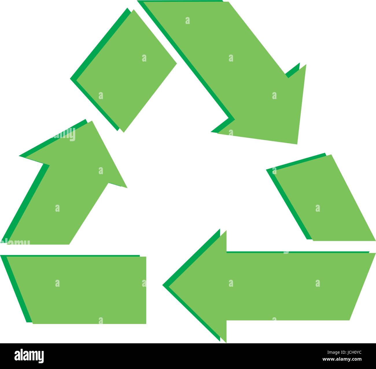 recycle arrows symbol icon Stock Vector Image & Art - Alamy