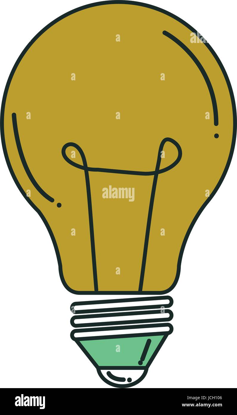 bulb light isolated icon Stock Vector Image & Art - Alamy
