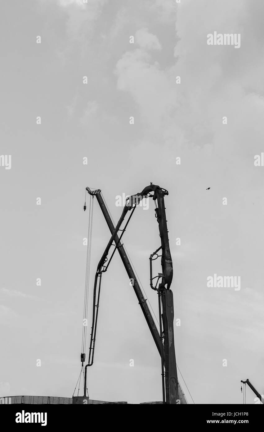 Black and white urban architecture Stock Photo - Alamy