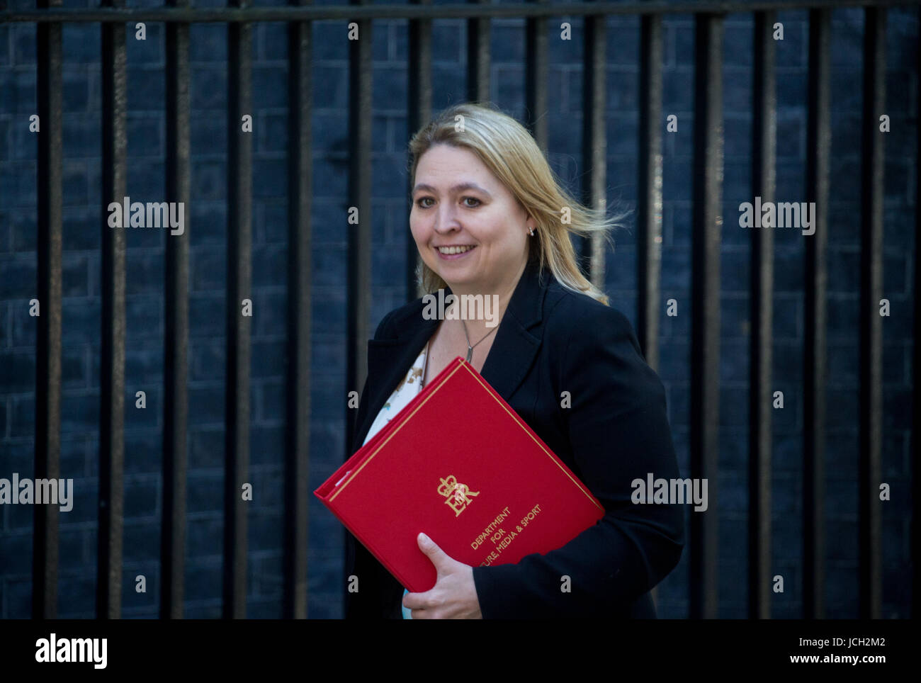 Karen Bradley,secretary of State for culture,media and sport,arrives for a Cabinet meeting Stock Photo