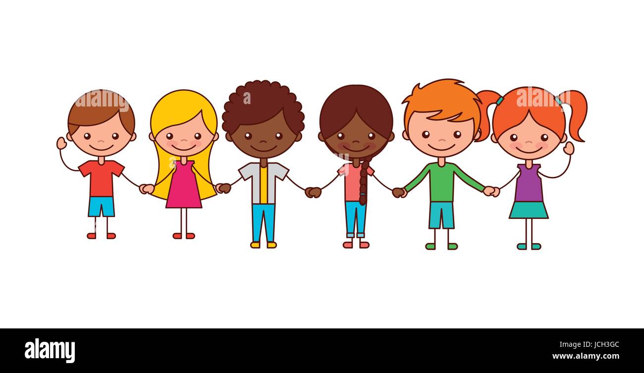 kids happy illustration Stock Vector Image & Art - Alamy