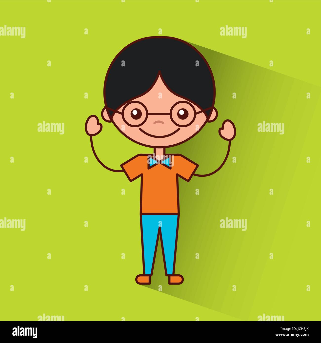 happy child illustration Stock Vector Image & Art - Alamy