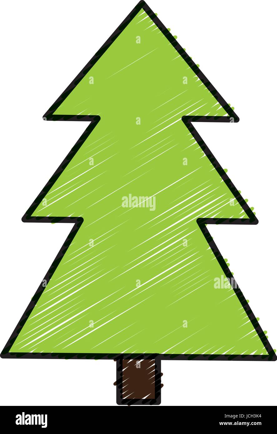 pine tree plant isolated icon Stock Vector Image & Art - Alamy
