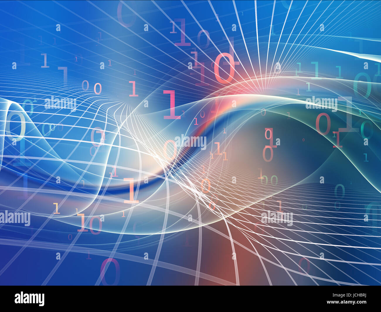Fractal Realms series. Backdrop of fractal elements, grids and symbols ...