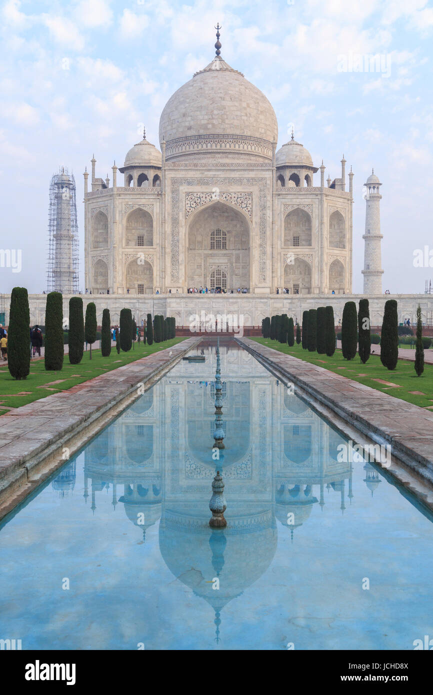 Taj Mahal, Uttar Pradesh, Indien Stock Photo