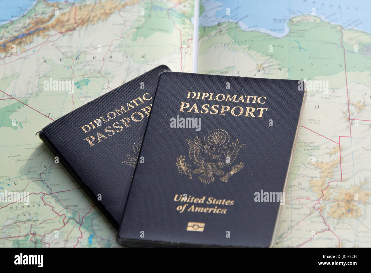 Diplomatic Passport of the United States of America Stock Photo Alamy