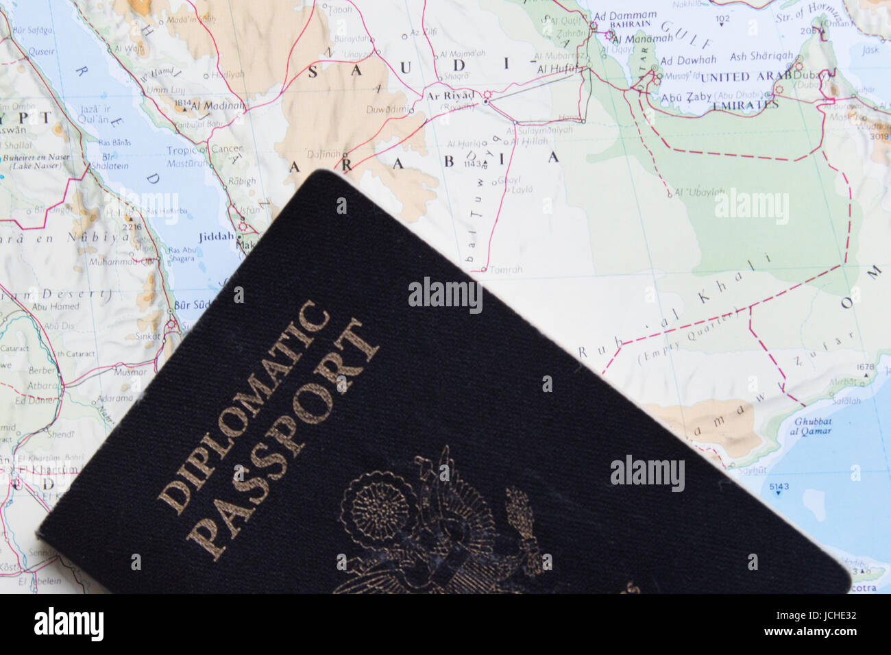 Diplomatic Passport of the United States of America Stock Photo Alamy