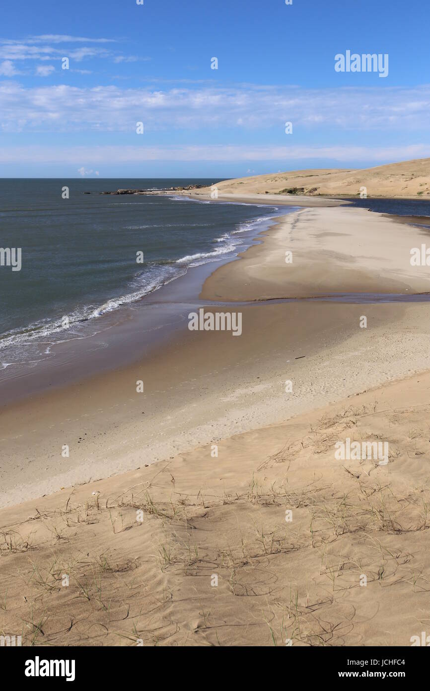 Dunes behind of Barra de Valizas - Uruguay Stock Photo - Alamy