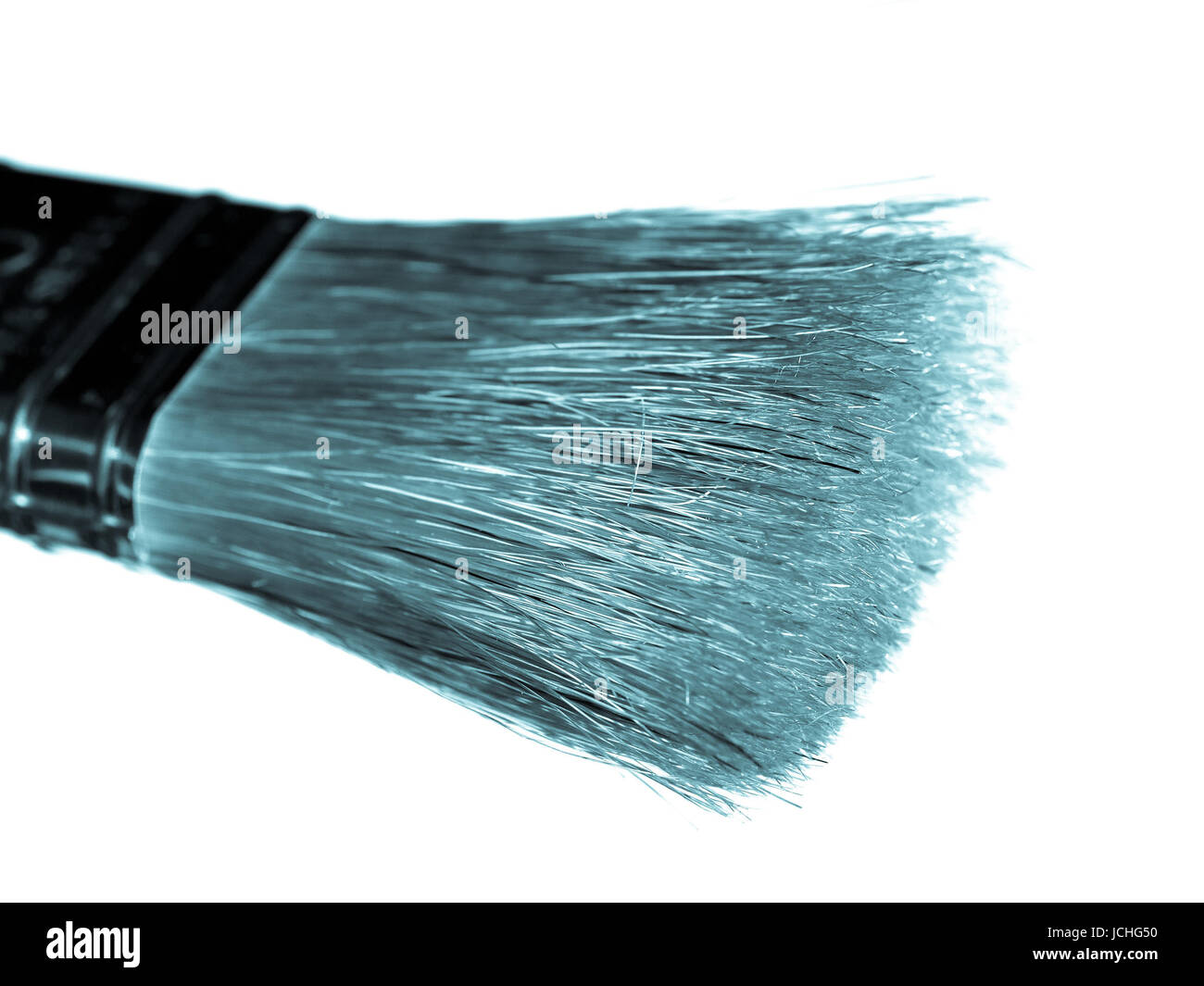 A brush for do it yourself painting works isolated over white