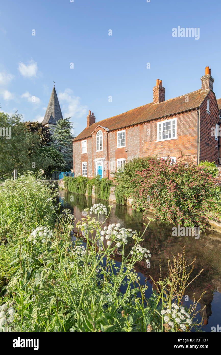 The attractive coastal village of Bosham, Sussex, England,UK Stock