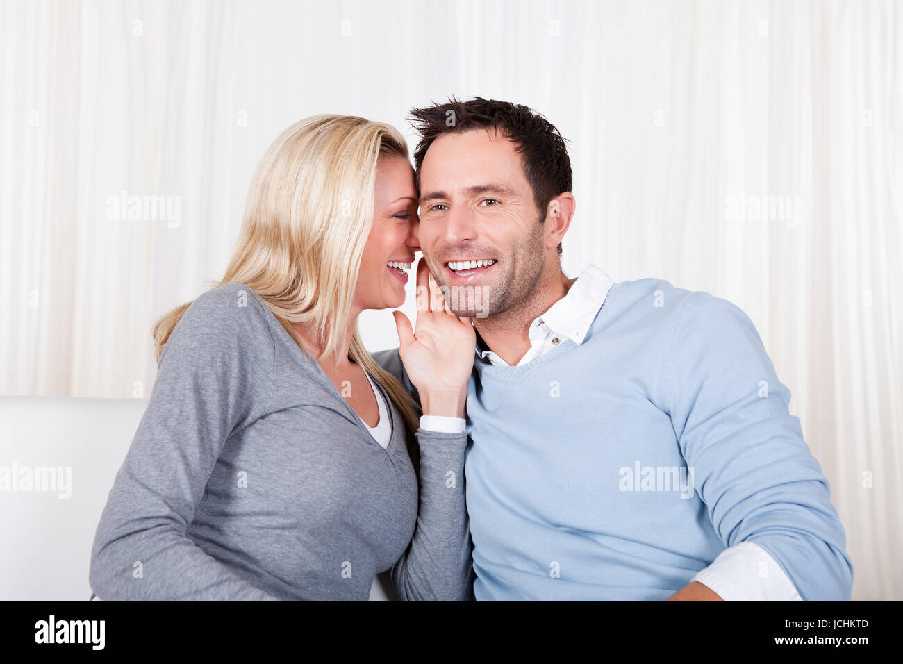 Happy middle aged woman licking hi-res stock photography and images - Alamy