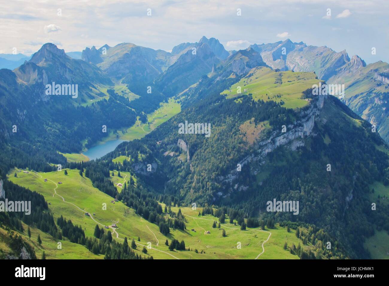high mountains alpstein Stock Photo
