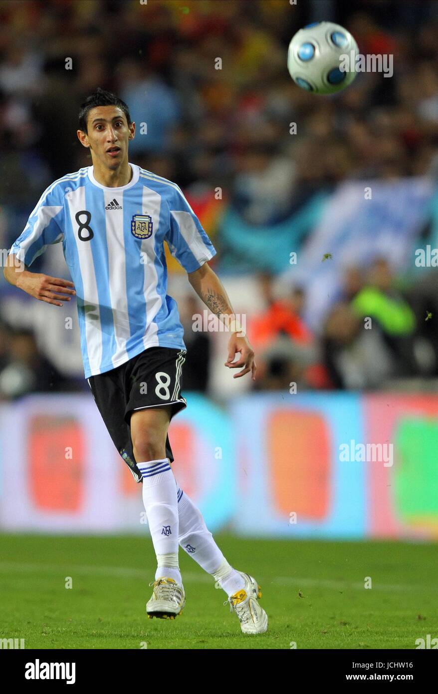 ANGEL DI MARIA ARGENTINA & BENFICA SPAIN V ARGENTINA ESTADIO