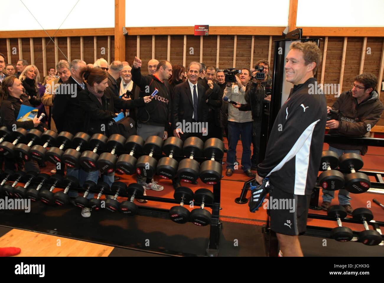 Jonny Wilkinson Opens Gym Jonny Wilkinson Opens Gym Toulon France Stock Photo Alamy