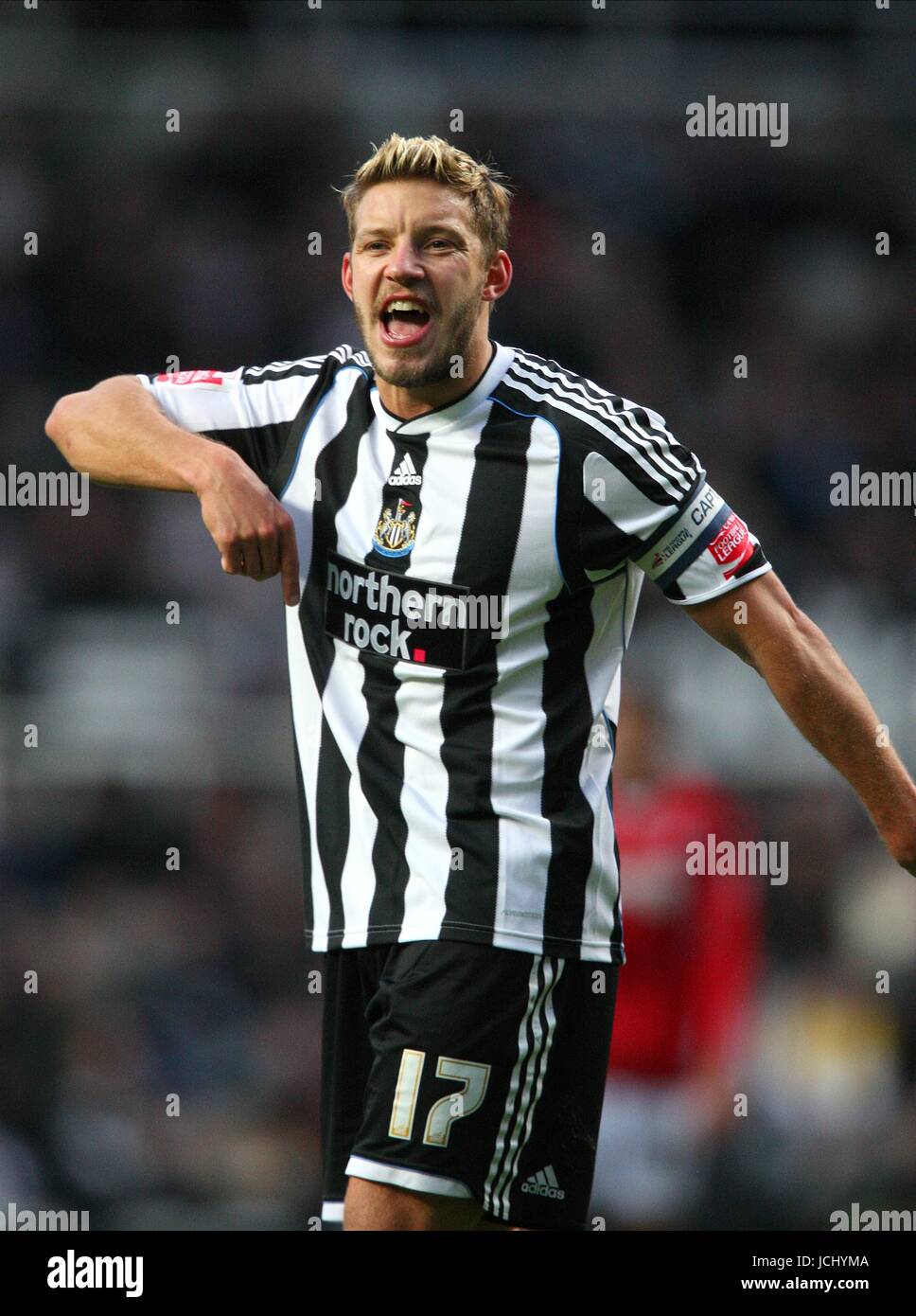 ALAN SMITH NEWCASTLE UNITED FC NEWCASTLE UNITED V SWANSEA CITY ST. JAMES'  PARK, NEWCASTLE, ENGLAND 28 November 2009 GAB5493 WARNING! This Photograph  May Only Be Used For Newspaper And/Or Magazine Editorial Purposes.