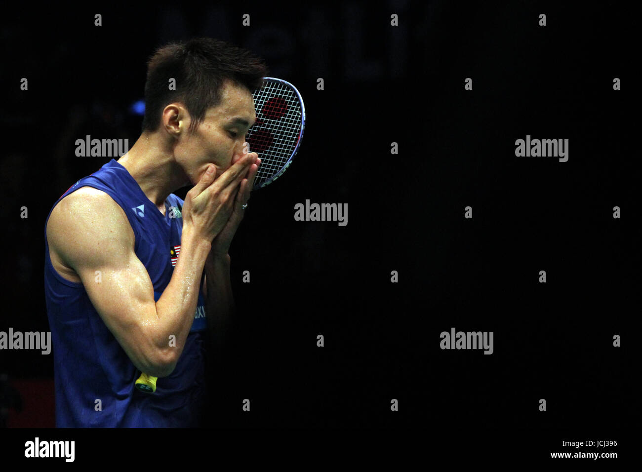Jakarta, Malaysia. 05th June, 2016. Lee Chong Wei (born 21 October 1982) is a professional badminton player of Malaysia. Lee was ranked first worldwide for over a year. Her laudable performance in badminton games for years, has given her the title 'Dato' and the status of a national hero. Credit: Kuncoro Widyo Rumpoko/Pacific Press/Alamy Live News Stock Photo