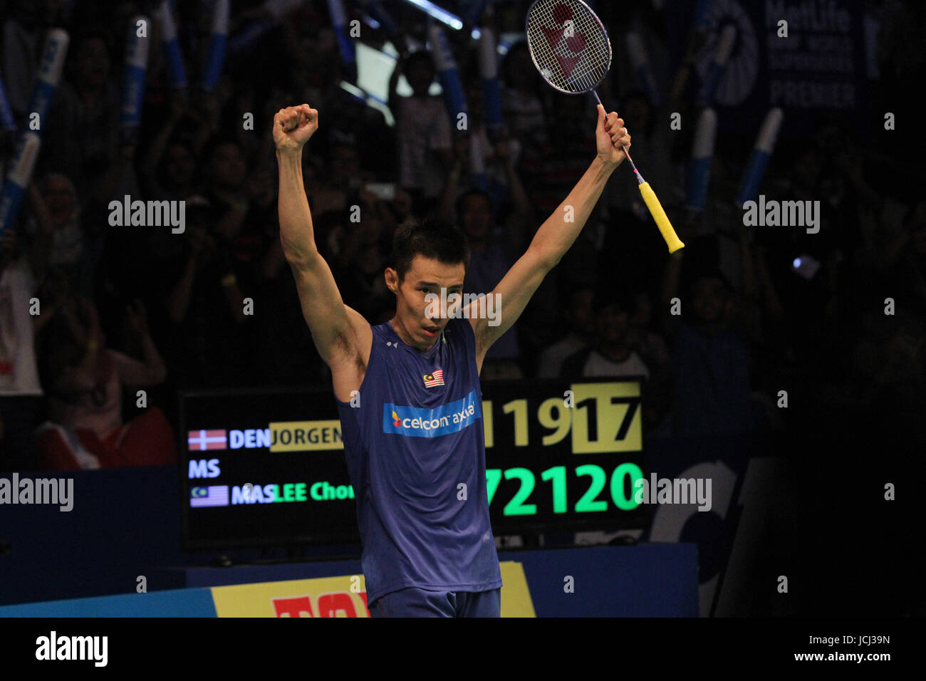 Jakarta, Malaysia. 05th June, 2016. Lee Chong Wei (born 21 October 1982) is a professional badminton player of Malaysia. Lee was ranked first worldwide for over a year. Her laudable performance in badminton games for years, has given her the title 'Dato' and the status of a national hero. Credit: Kuncoro Widyo Rumpoko/Pacific Press/Alamy Live News Stock Photo