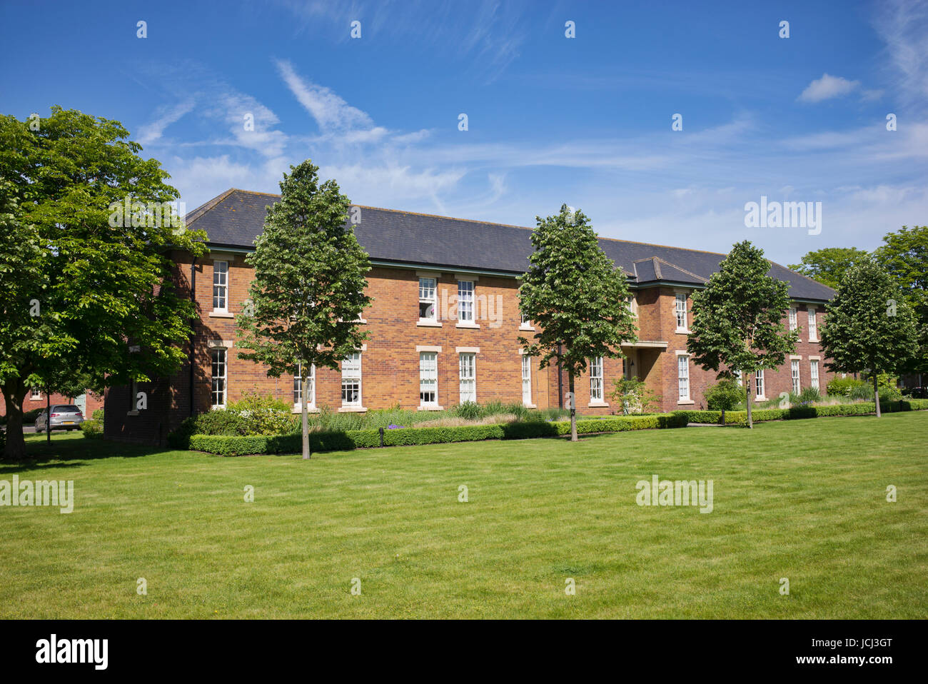 The Garden Quarter. Redeveloped RAF Bicester, former Bomber Command base. Bicester, Oxfordshire