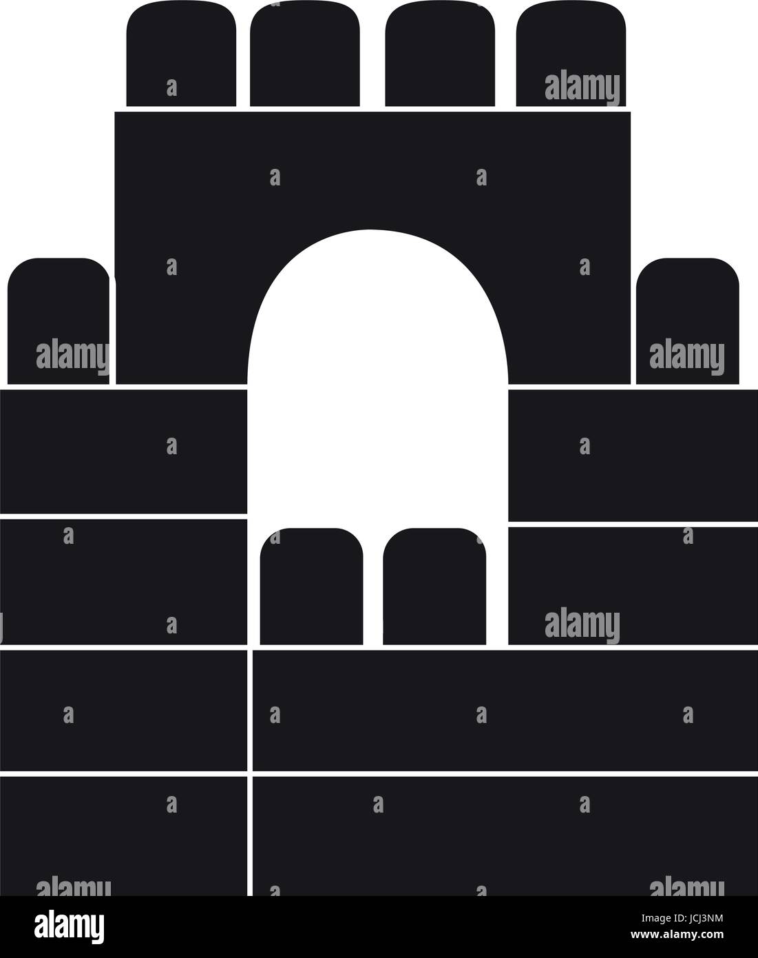 Isolated castle toy Stock Vector Image & Art - Alamy