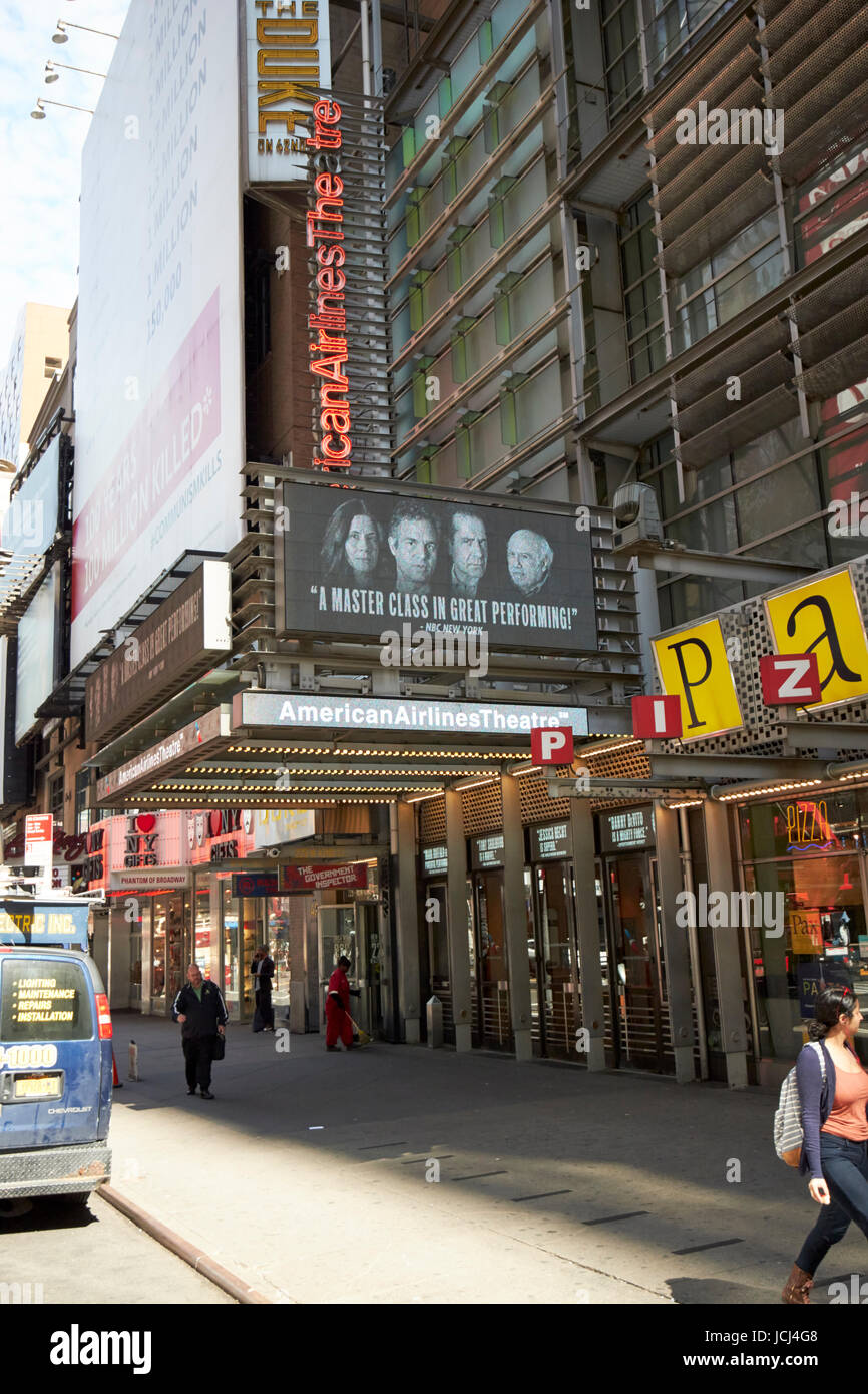 american airlines theatre New York City USA Stock Photo