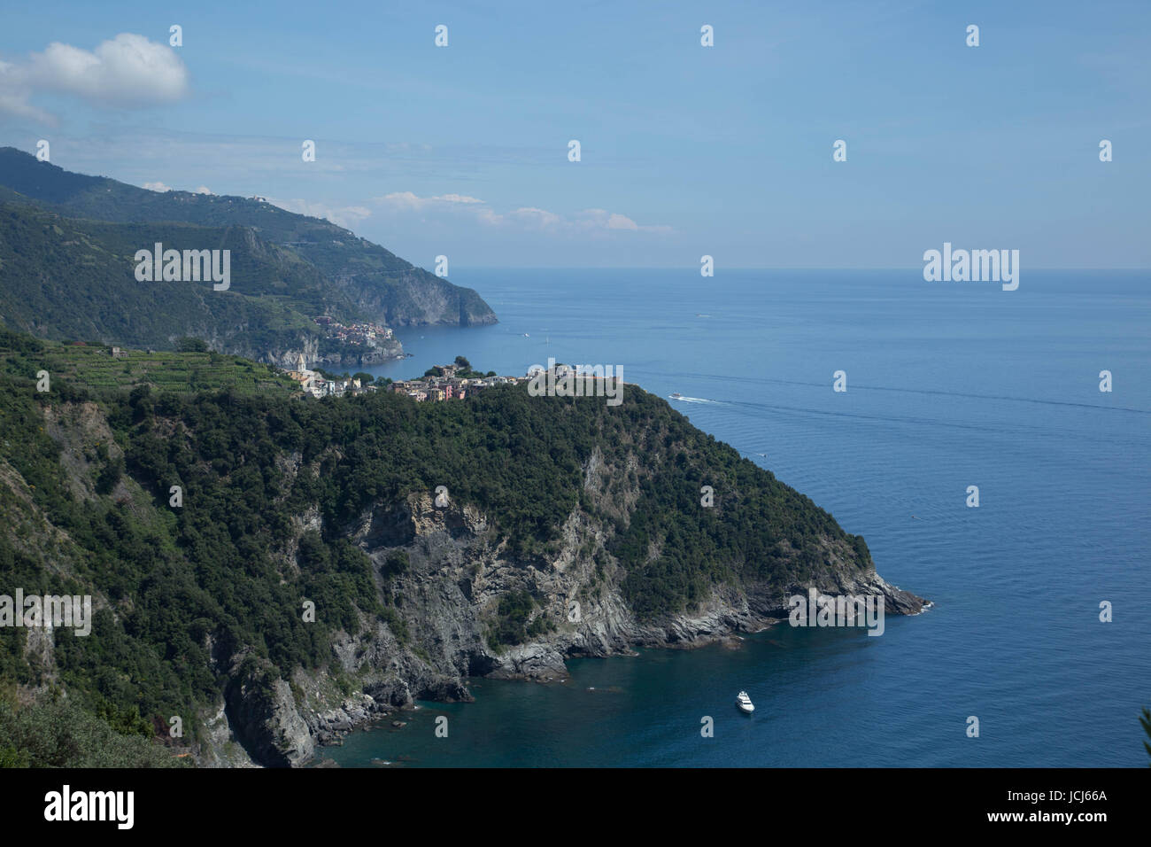 Vernazza from Above Stock Photo