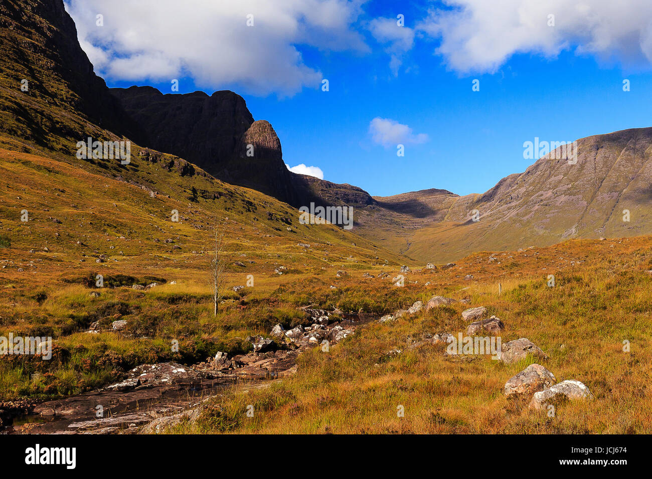 Coire nan Arr and the Cioch, Wester Ross Stock Photo