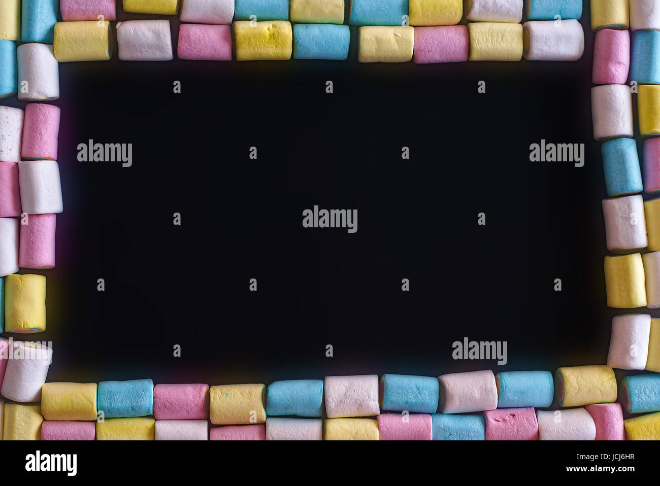 Stock photography of typical colored marshmallows. Usable on portrait, as textures, cover pages, front pages or as normal stock. Stock Photo