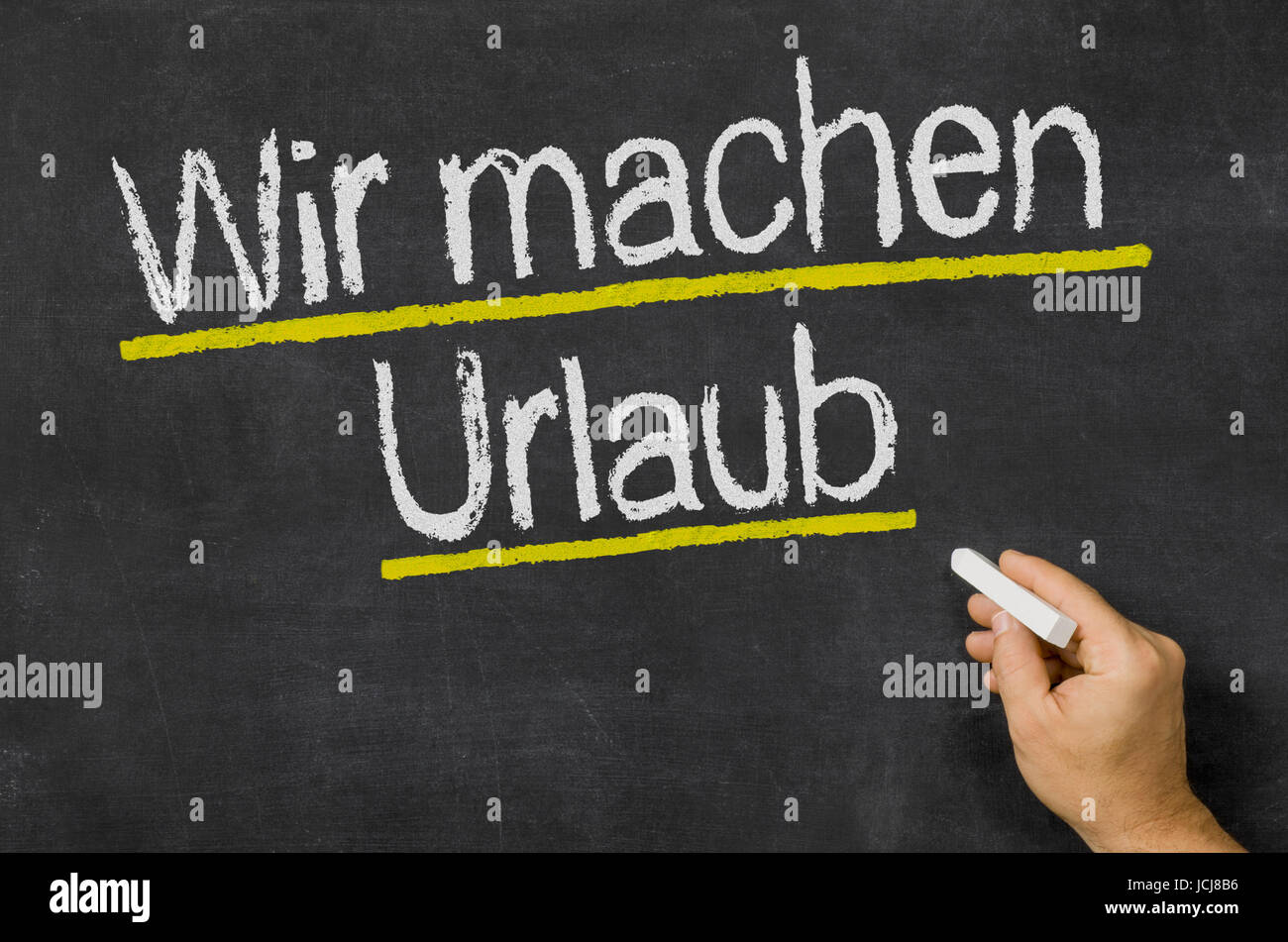 Wir machen Urlaub Stock Photo Alamy