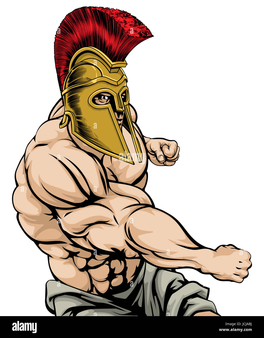 Red Spartan Muscle