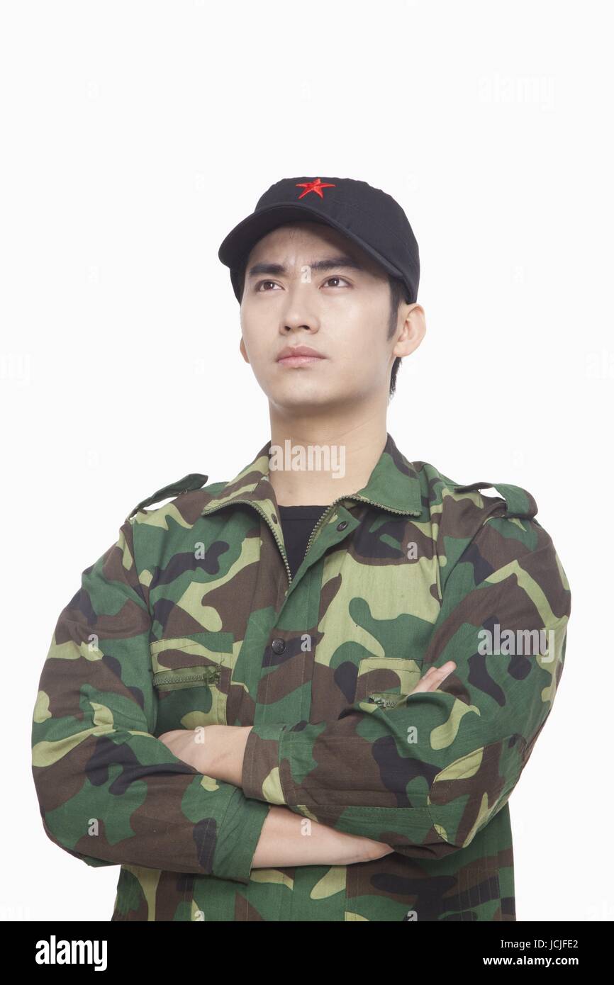 Authority looking away standing hat hi-res stock photography and images ...